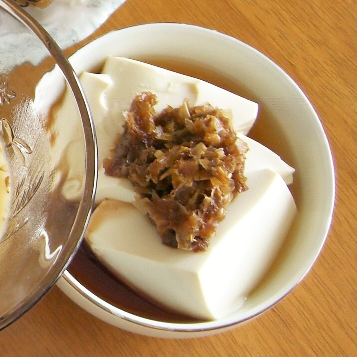 簡単おかず おつまみ湯豆腐 レシピ 作り方 By R Chibico 楽天レシピ